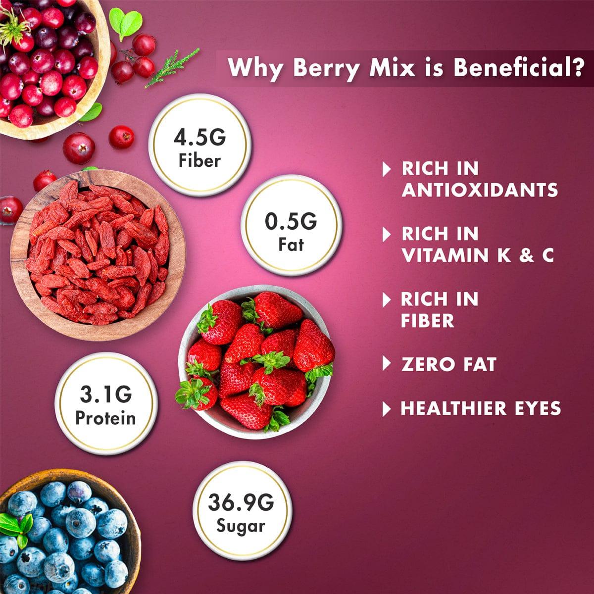 Why berry mix is beneficial?