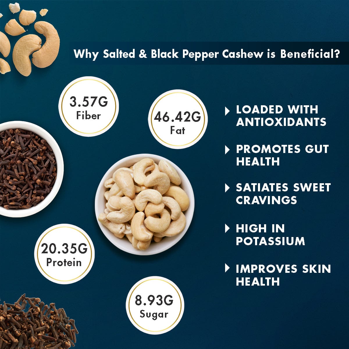 salted cashew health benefits