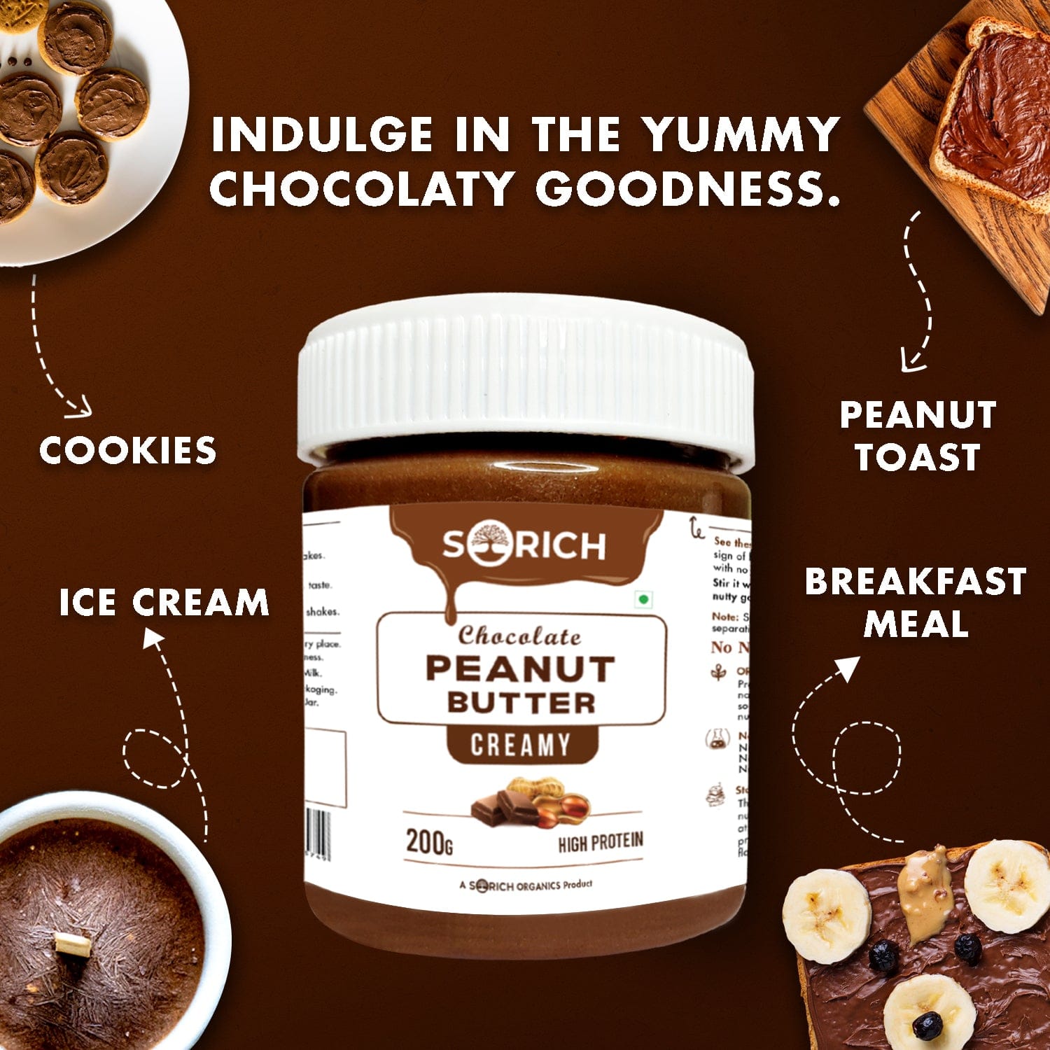 chocolate peanut butter creamy uses