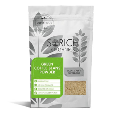 Green coffee beans powder