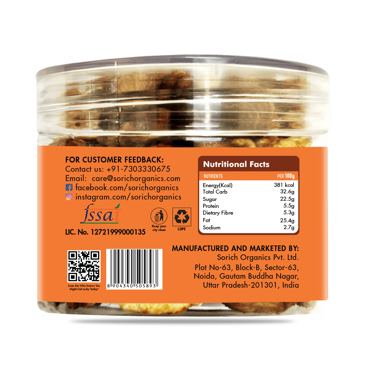 apriot roll nutrition facts