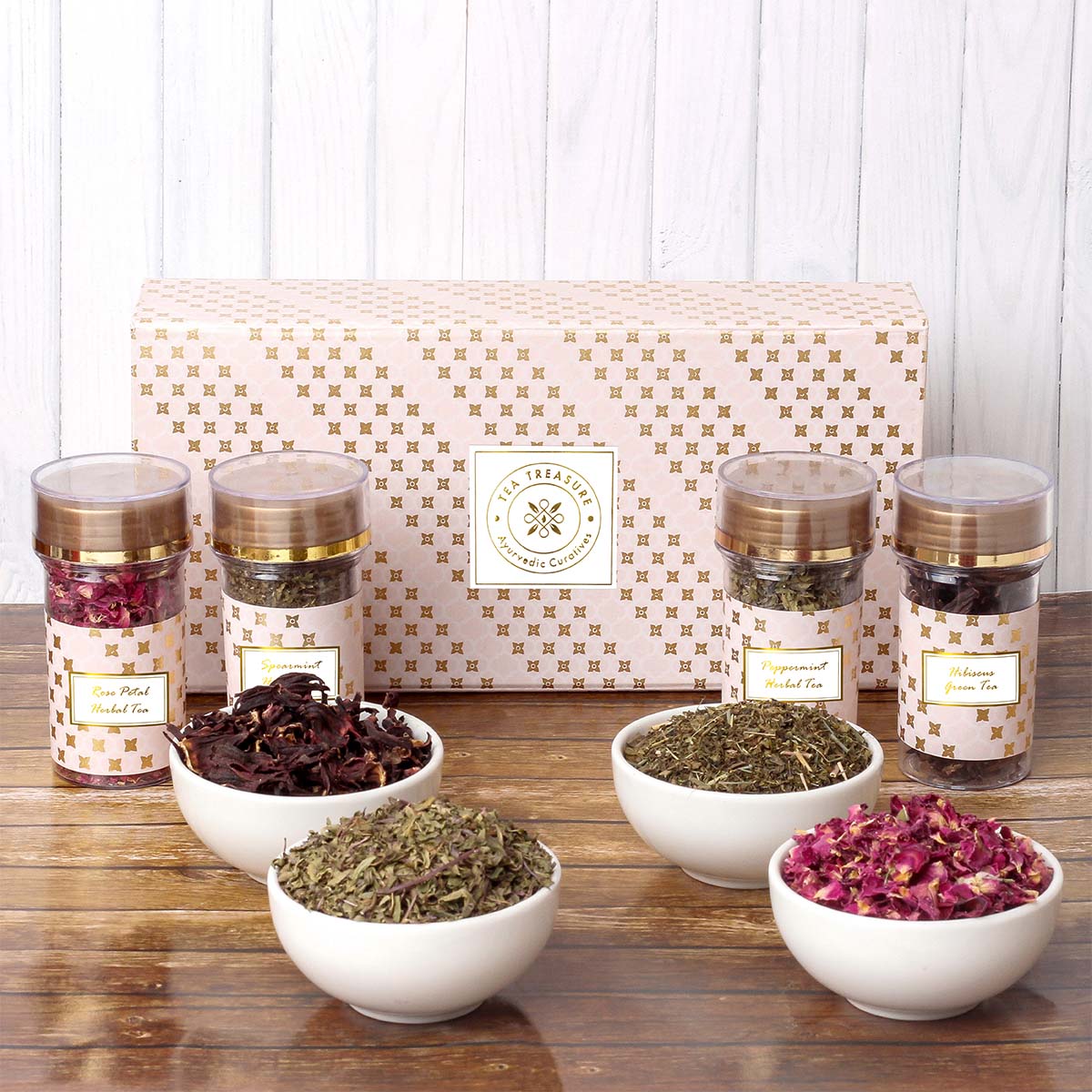 Immunity Vedic Tea Trunk Gift Box - Peppermint, Spearmint, Rose, Hibis —  Sorich
