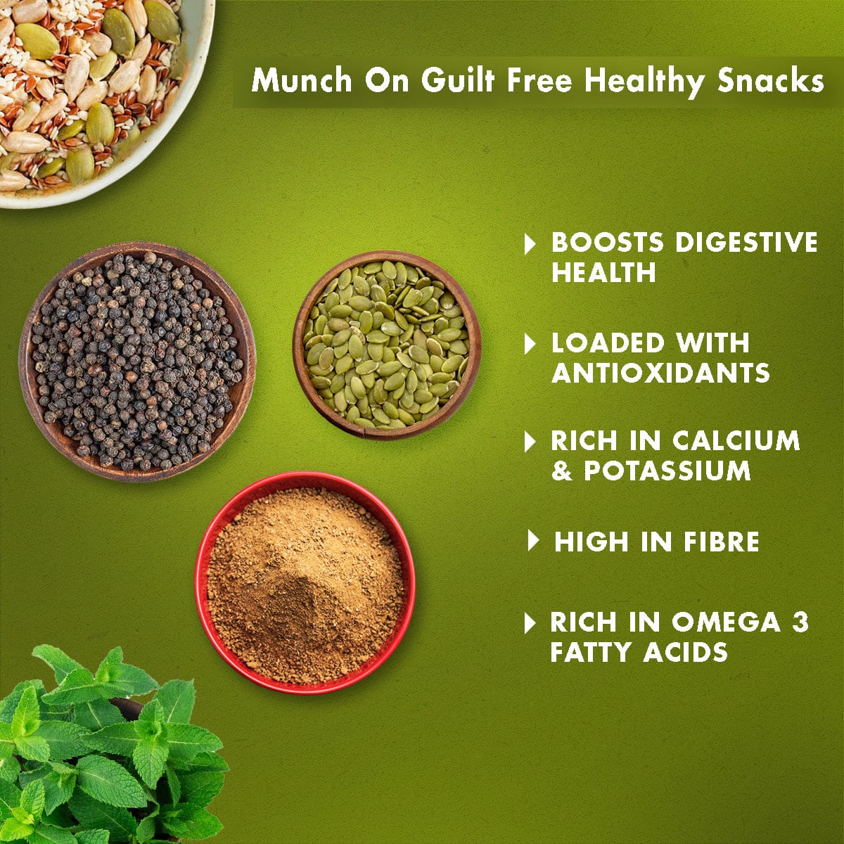 pudina seed mix health benefits